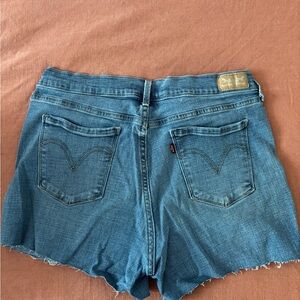 Levi's Women's Blue Denim Shorts
